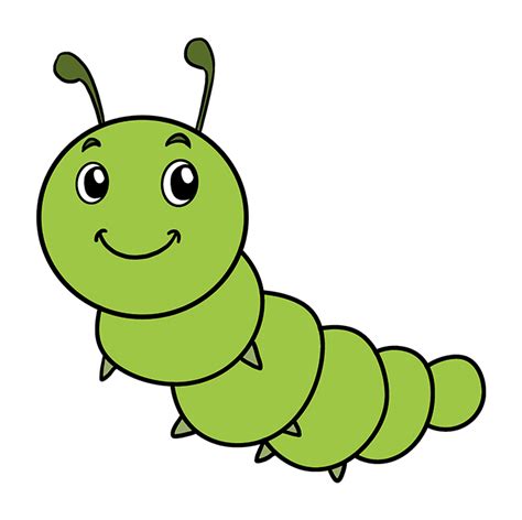 easy to draw caterpillar